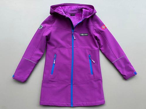 Halflange softshell jas paars Trollkids 164 NIEUW, Kinderen en Baby's, Kinderkleding | Maat 164, Nieuw, Meisje, Jas, Ophalen of Verzenden