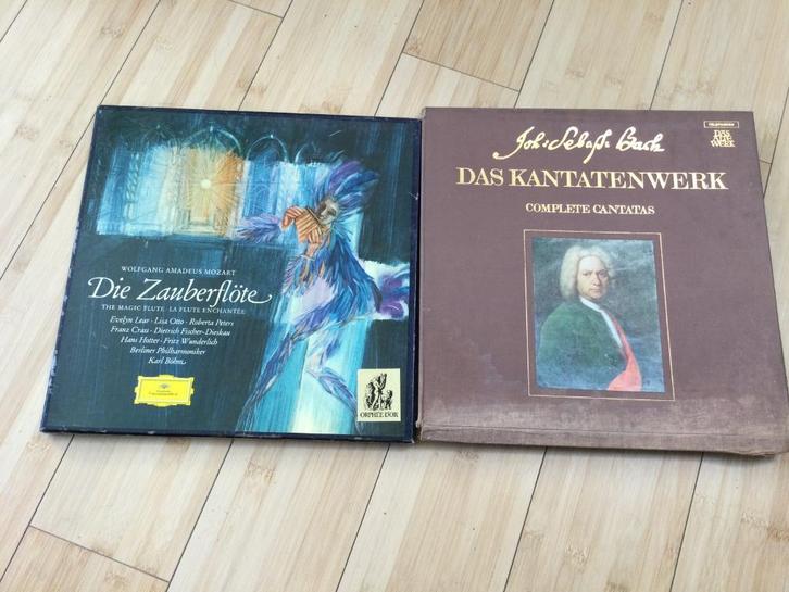 COFFRETS"BACH-CANTADE"MOZART-FLUTE ENCHANTEE, Antiquités & Art, Antiquités | Autres Antiquités, Enlèvement ou Envoi