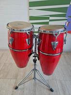 twee conga's en bongo's, Muziek en Instrumenten, Ophalen, Gebruikt, Overige soorten