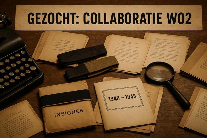 GEZOCHT — authentiek materiaal Belgische collaboratie WO2, Verzamelen, Militaria | Tweede Wereldoorlog, Overige soorten, Ophalen of Verzenden