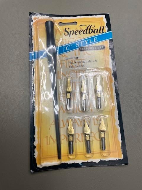 Kalligrafie / lettering set van: Speedball, Hobby en Vrije tijd, Tekenen, Nieuw, Potlood of Stift, Ophalen of Verzenden