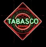Tabasco neon en veel andere USA decoratie reclame neons, Ophalen of Verzenden, Nieuw, Lichtbak of (neon) lamp