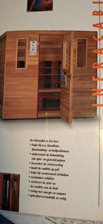 Sauna infrarood FeelGood Br 2.10m x 1.15m x H 1.90m voor 4p, Sport en Fitness, Sauna, Ophalen, Zo goed als nieuw, Infrarood