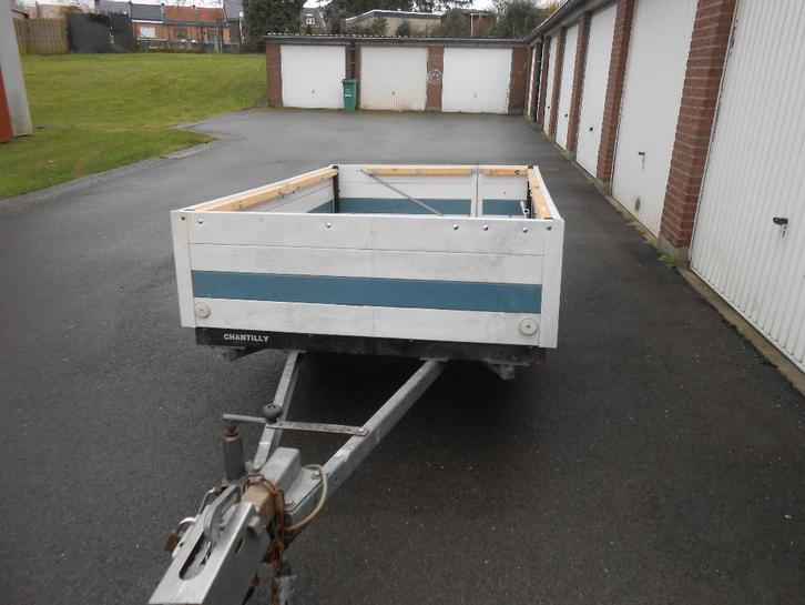 remorque en bon etat dim. int. 2M x1,20 + timons, Autos : Divers, Remorques, Utilisé, Enlèvement