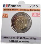 FRANCE 2 euros Drapeau Européen année 2015 UNC, 2 euros, Enlèvement ou Envoi, Monnaie en vrac, France