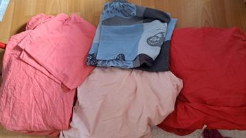 lot 3 draps housse matelas 140 cm + 3 taies beschikbaar voor biedingen