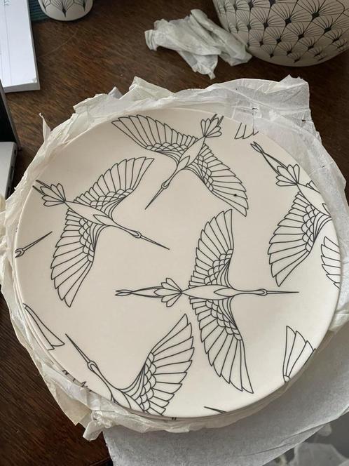 borden bamboe, Huis en Inrichting, Keuken | Servies, Bord(en), Overige stijlen, Overige materialen, Ophalen
