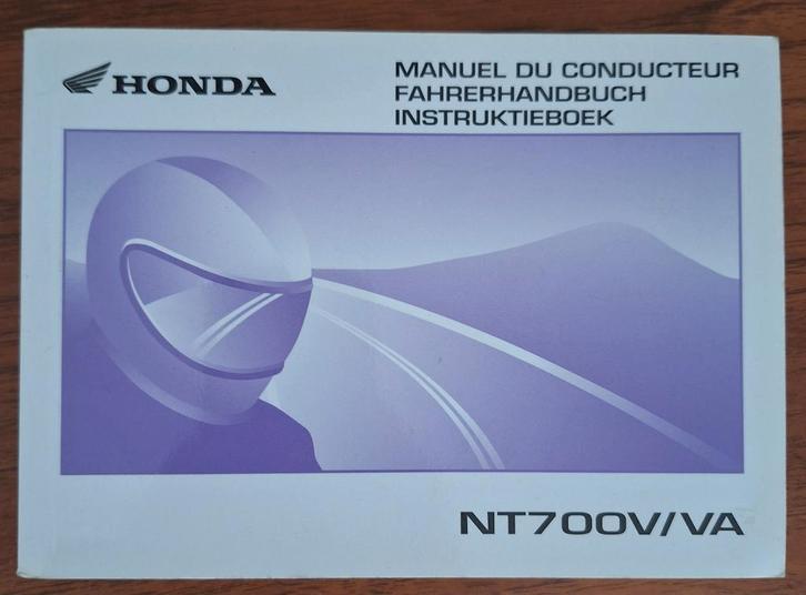 Manuel d'utilisation d'origine de la Honda NT700V/VA, Motos, Modes d'emploi & Notices d'utilisation, Honda, Envoi