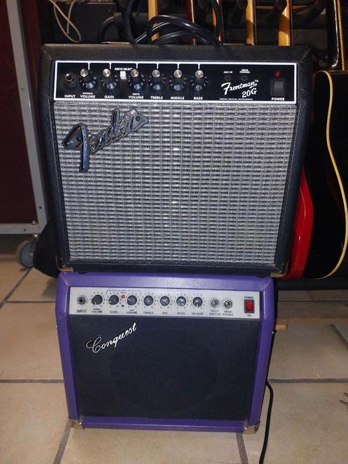 Gitaar versterkers Fender en conquest, Muziek en Instrumenten, Versterkers | Bas en Gitaar, Zo goed als nieuw, Gitaar, Ophalen of Verzenden