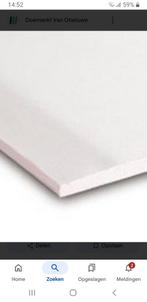 Gipsplaten, Doe-het-zelf en Bouw, Platen en Panelen, Ophalen, Nieuw, Overige materialen, Minder dan 20 mm