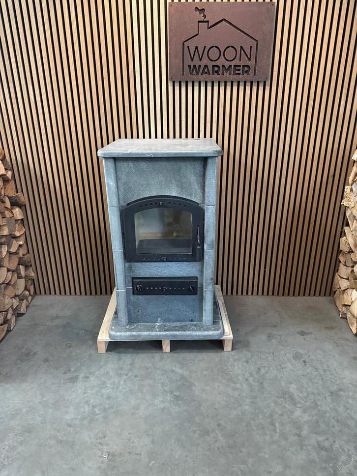 25149 Speksteenkachel Apollo 7kw, Huis en Inrichting, Kachels, Zo goed als nieuw, Hout, Ophalen