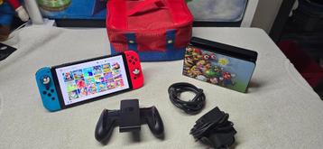 Nintendo Switch OLED-console +18 games (compleet + garantie) beschikbaar voor biedingen