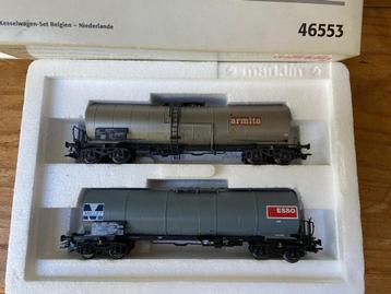 Märklin 46553 : wagenset met ketelwagens B + NL beschikbaar voor biedingen
