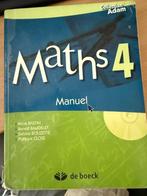 MATHS 4-handleiding, door Boeck, collectie Adam, 2014, Overige vakken, ASO, BASTIN, Ophalen