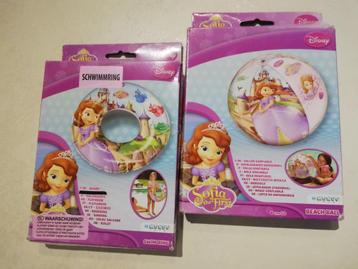 Disney Sofia - zwemband + strandbal NIEUW!, Kinderen en Baby's, Speelgoed | Buiten | Opblaasfiguren, Ophalen of Verzenden, Nieuw