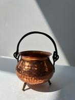 Antiek - messing koperen keteltje, Antiek en Kunst, Ophalen