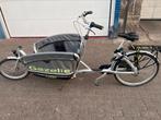 Gazelle Cabby Bakfiets Topstaat, Ophalen, 3 kinderen, Opvouwbaar, Nieuw