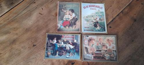 4 cartes postales 60 ans nopri/ collection de beukelaer, LU, Collections, Marques & Objets publicitaires, Neuf, Enlèvement ou Envoi