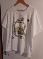 T shirt dames, Kleding | Dames, Wit, Maat 42/44 (L), Nieuw, Ophalen of Verzenden