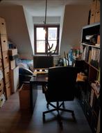 Kast Kallax (zwart) 182x182 + Expedit bureau (zwart), Huis en Inrichting, Ophalen, Gebruikt, 150 tot 200 cm, 150 tot 200 cm