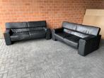 Leder salon / 3+2,5 zit / goede staat, Huis en Inrichting, Ophalen, Gebruikt, Leer
