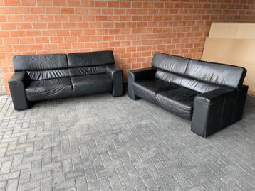 Leder salon / 3+2,5 zit / goede staat  beschikbaar voor biedingen