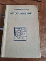 Oud boek “Het opstandige Hart” (1950) van J. Lambin-Pasquasy, Ophalen of Verzenden
