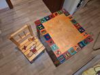 Versierde kinder-stoel en tafel., Ophalen, Stoel