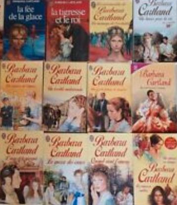 Lot de 30 livres Barbara Cartland romans d'amour Victorienne