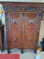 antieke kussenkast, Huis en Inrichting, Kasten | Buffetkasten, Ophalen, Gebruikt, Met deur(en)