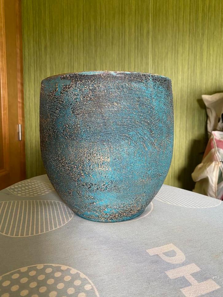 Plantenpot (binnen), Tuin en Terras, Bloempotten, Nieuw, Aardewerk, Binnen, Minder dan 25 cm, Rond, Ophalen