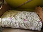 Twijfelaar in Eik, Huis en Inrichting, Slaapkamer | Bedden, Ophalen, Zo goed als nieuw, Twijfelaar