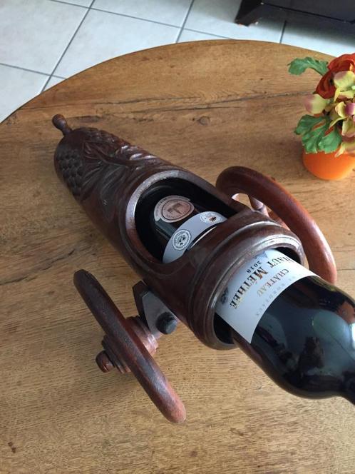 Porte bouteille vin en bois, Maison & Meubles, Accessoires pour la Maison | Porte-bouteilles, Comme neuf, Moins de 50 cm, Bois