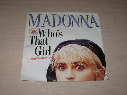 Disque vinyl 45 tours madonna whos that girl, CD & DVD, Vinyles | Pop, Comme neuf, 1980 à 2000, Enlèvement ou Envoi