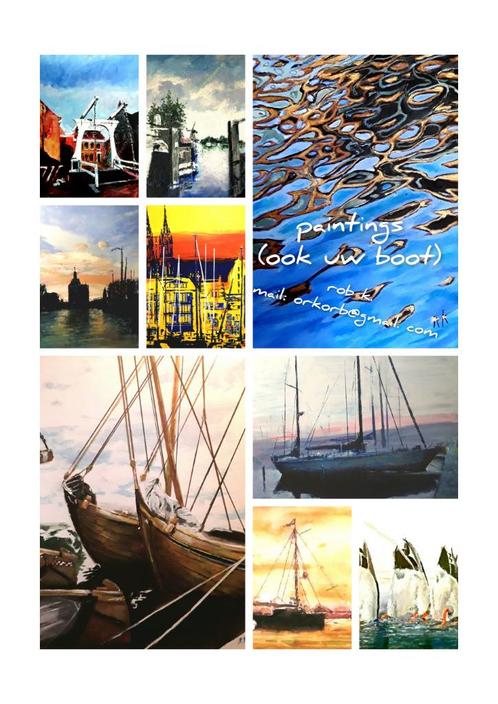 paintings-ook uw boot..., Watersport en Boten, Accessoires en Onderhoud, Nieuw, Overige typen, Ophalen of Verzenden