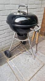 Weber Compact Kettle Houtskoolbarbecue -  57 cm - Zwart, Jardin & Terrasse, Barbecues au charbon de bois, Comme neuf, Enlèvement