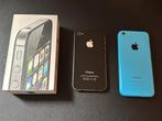 Iphone 4S 32gb + 5c 16gb, Telecommunicatie, Mobiele telefoons | Apple iPhone, Ophalen, Zwart, 32 GB, Zo goed als nieuw