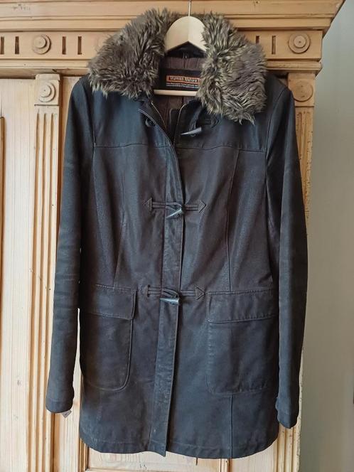 Warme winterjas Dames, Kleding | Dames, Jassen | Winter, Zo goed als nieuw, Maat 42/44 (L), Bruin, Ophalen