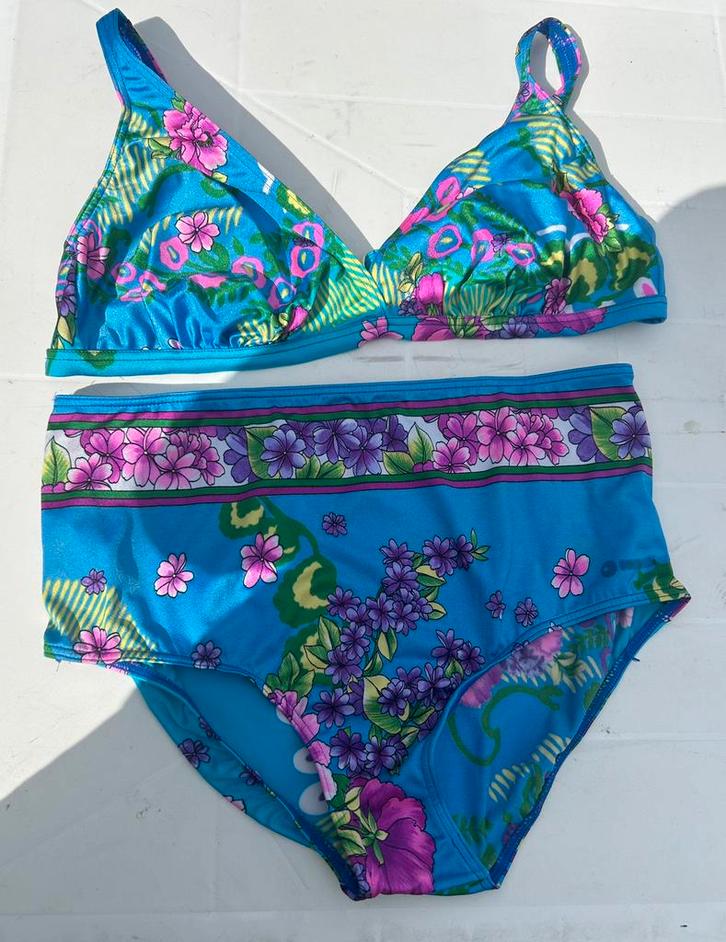 Bikini, Kleding | Dames, Badmode en Zwemkleding, Gedragen, Bikini, Blauw, Ophalen of Verzenden