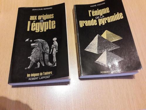 L'énigme de la grande pyramide et Aux origines de l'Egypte, Livres, Science, Utilisé, Autres sciences, Enlèvement ou Envoi