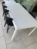 IKEA Uitschuifbare tafel, wit, 180/240x80x75 cm, Huis en Inrichting, Tafels | Eettafels, Ophalen, Gebruikt, 200 cm of meer, 50 tot 100 cm