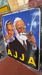 AJJA emaille reclame bord, Ophalen, Gebruikt, Reclamebord