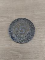 Monnaie 5 francs 1918 Ville de Gent, Envoi, Métal, Monnaie en vrac