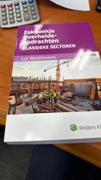Zakboekje Overheidsopdrachten 2026, Enlèvement ou Envoi, Neuf, Architecture
