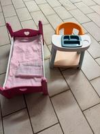 Poppenbedje en eetstoel voor popjes, Kinderen en Baby's, Ophalen, Gebruikt