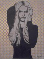 olieschilderij popart Britney Spears 2 (60x80cm), Ophalen of Verzenden