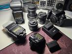 Eos 90d weinig kliks met lenzen en flitsers, Ophalen, Zo goed als nieuw, Canon