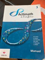 Actimath à l'infini 3 - Manuel, Livres, Enlèvement, Comme neuf, Secondaire, Mathématiques A