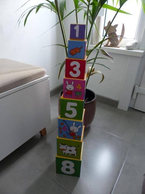 Lange oortjes stapelblokken - als nieuw, Kinderen en Baby's, Speelgoed | Babyspeelgoed, Zo goed als nieuw, Ophalen of Verzenden