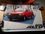 Suzuki Alto affiche poster 1985, Ophalen of Verzenden, Gelezen